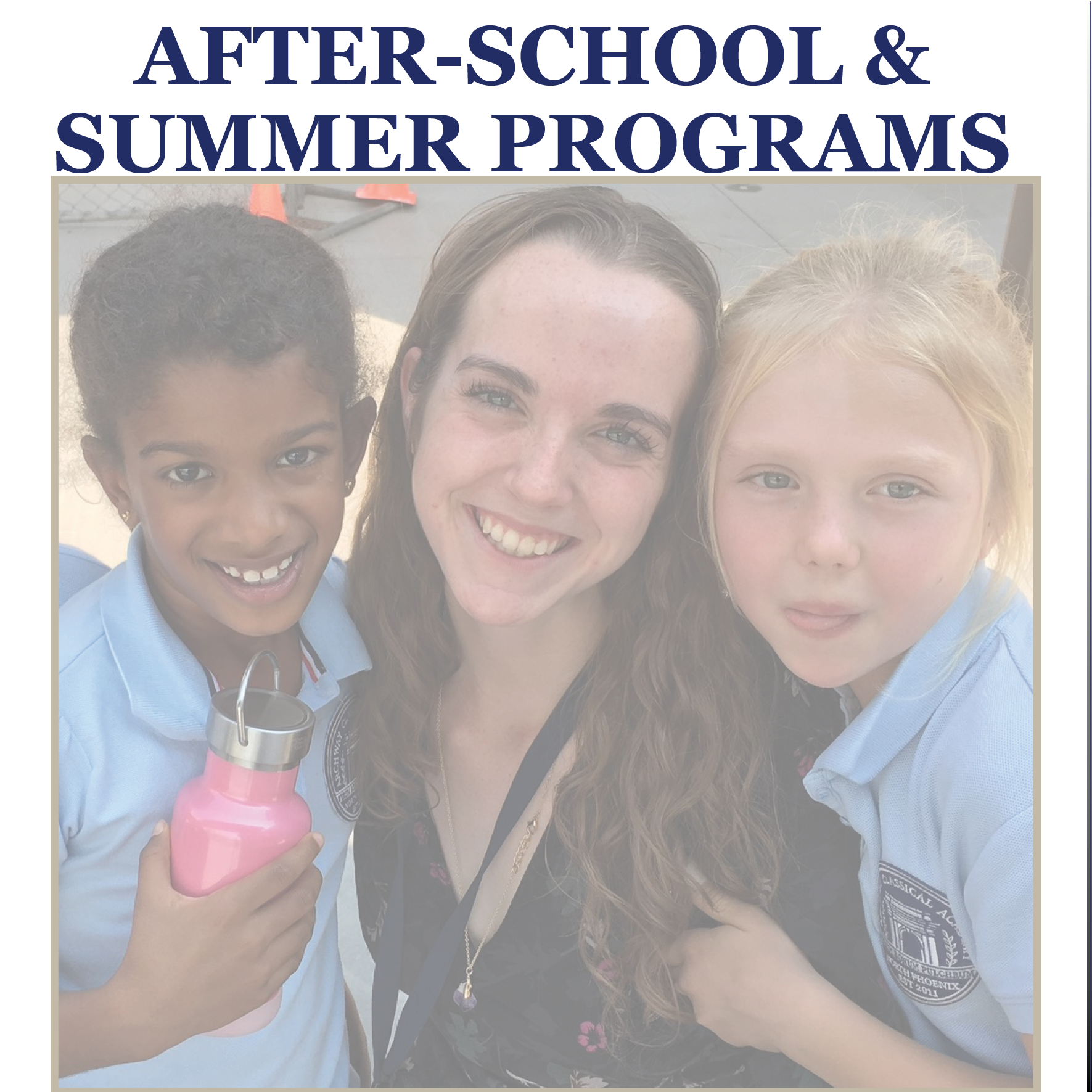 After School and Summer Program job openings at Great Hearts